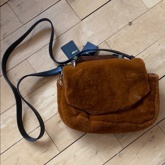 NWT Maje Faux Fur Bag - Picture 1 of 8